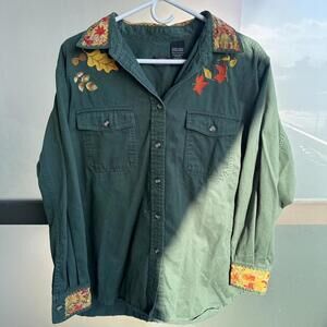 Route 66 Women's Green Shirt